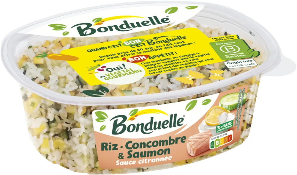 Riz concombre saumon 280g