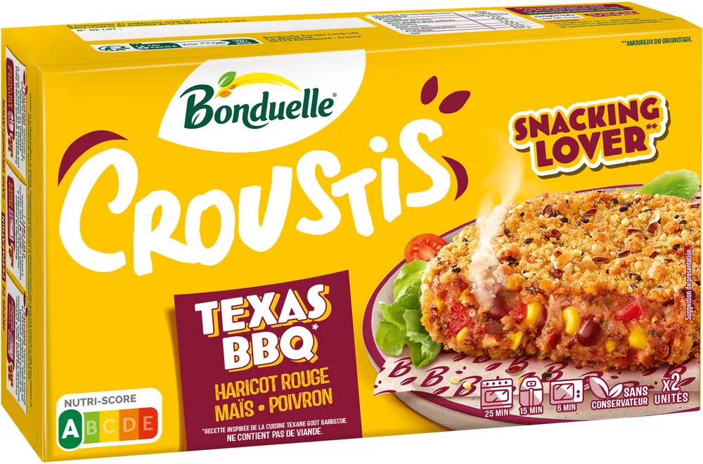 Croustis snacking Texas BBQ