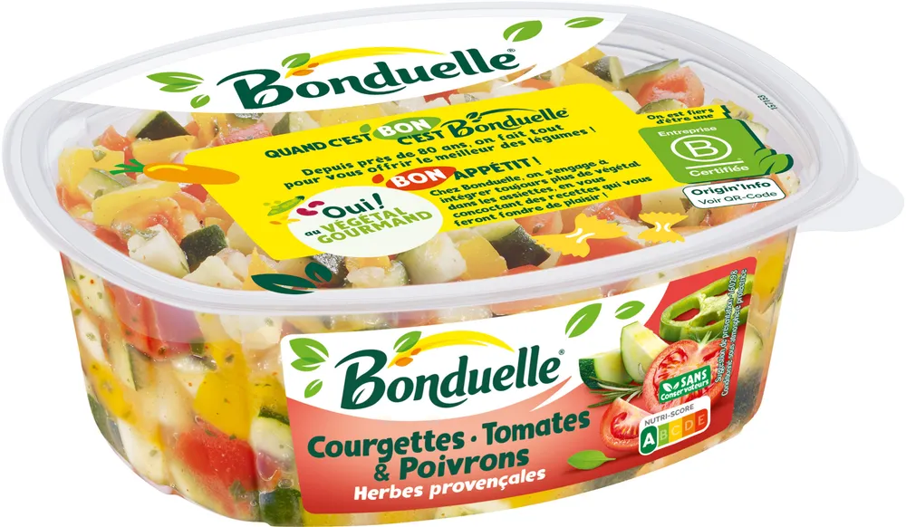 Tomate courgette poivron 280g