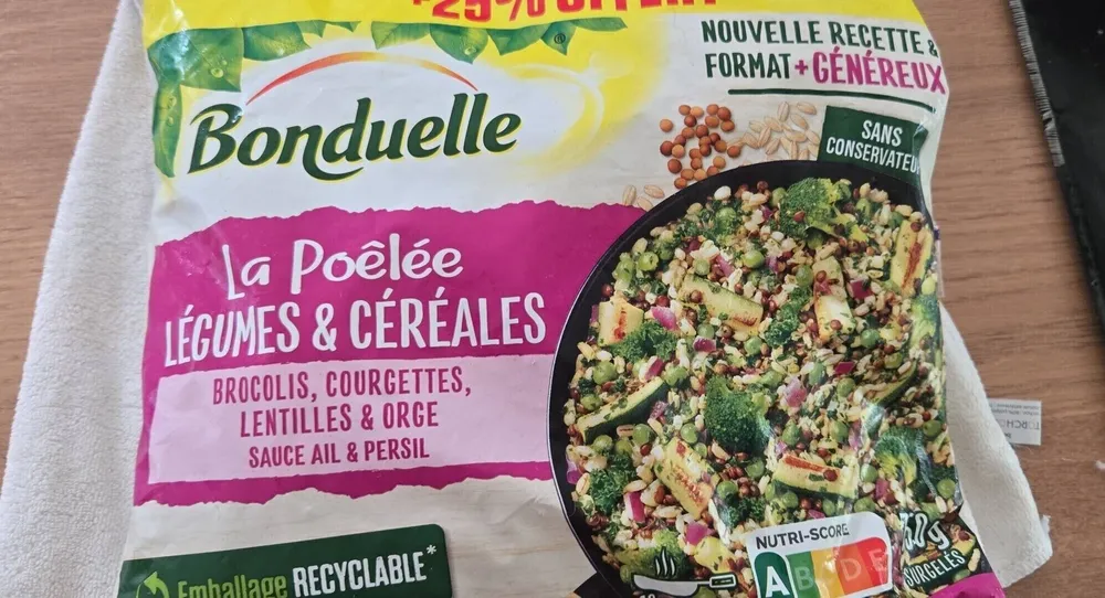 La poêlée légumes et céréales