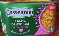 Dahl de lentilles a l'indienne