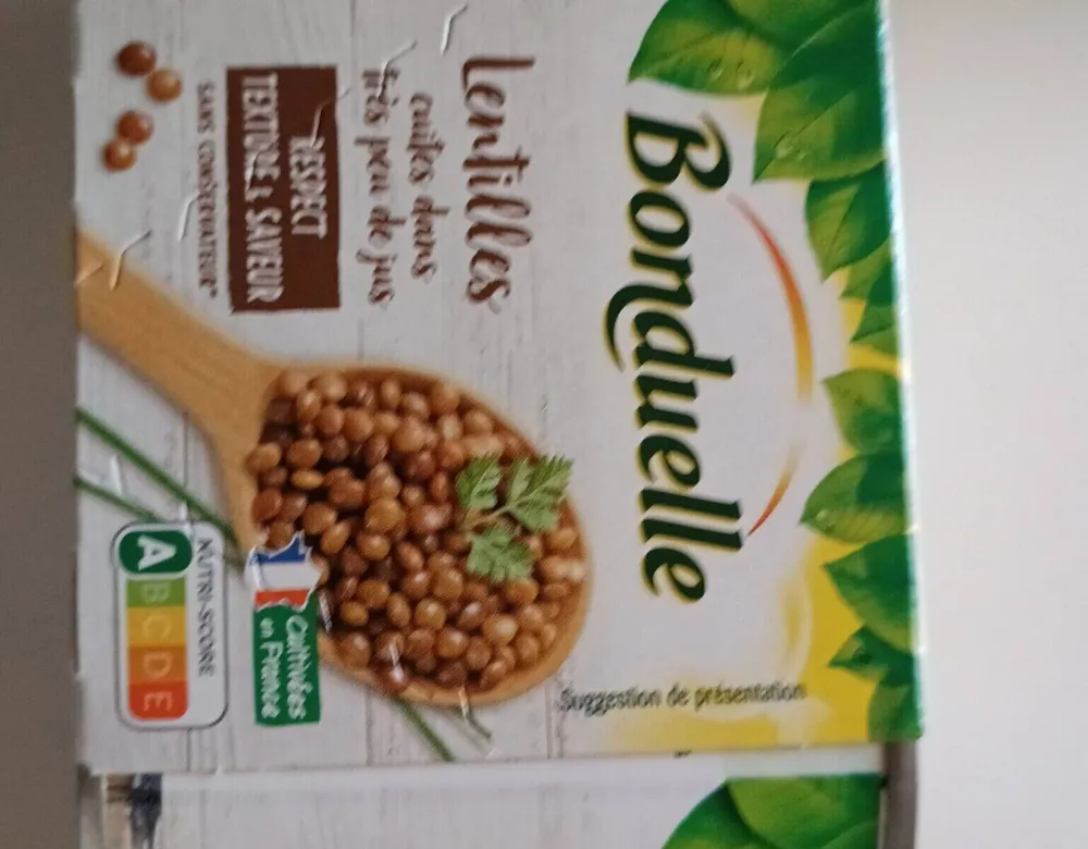 Lentilles très peu de jus 1/4x2