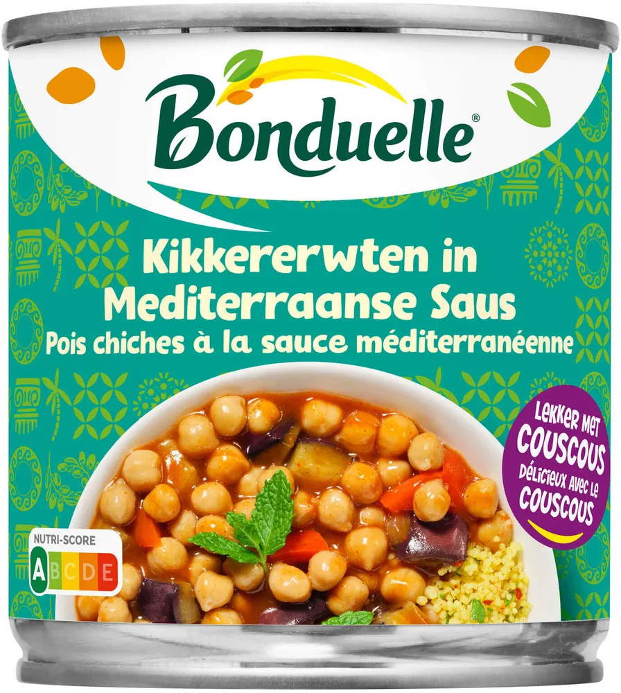 Kikkererwten in Mediterraanse Saus