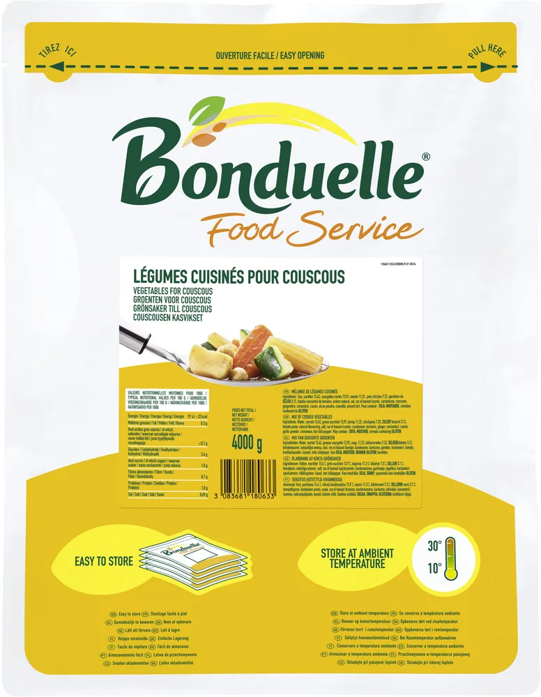 Légumes cuisinés pour couscous