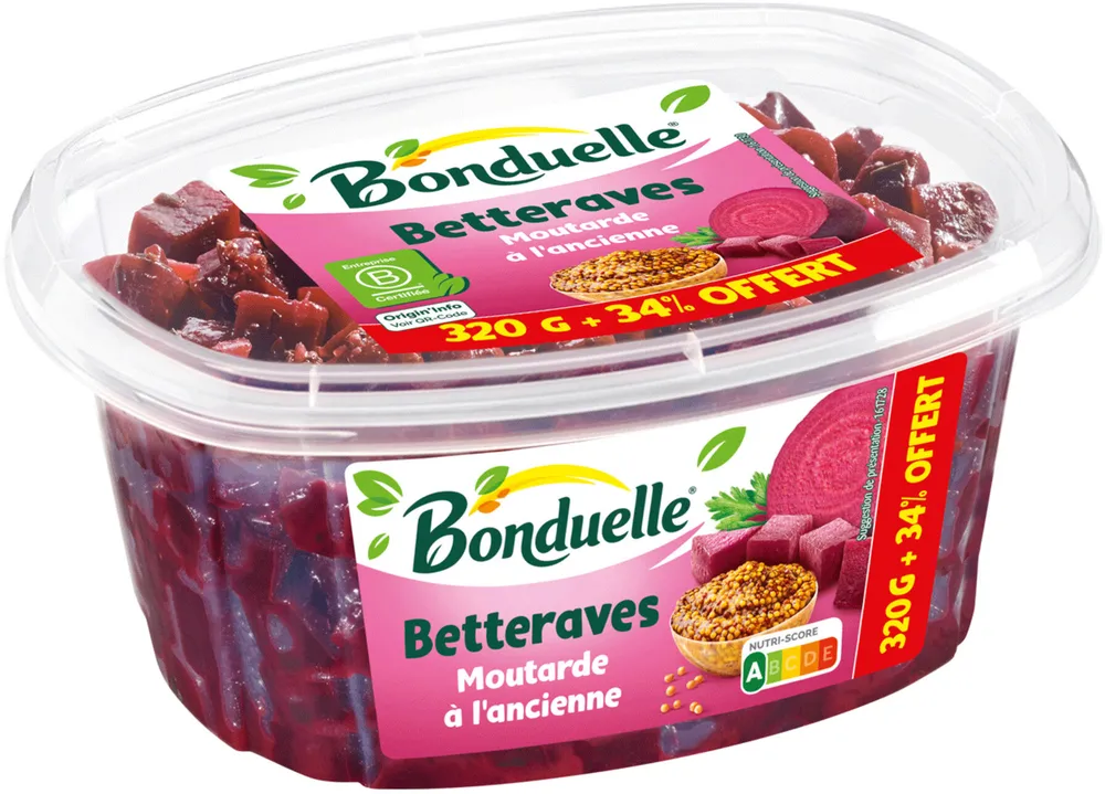 Betterave moutarde 320g + 34%