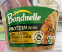 Protein bowl lentilles corail riz rouge et cumin