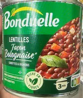 Lentilles façon bolognaise