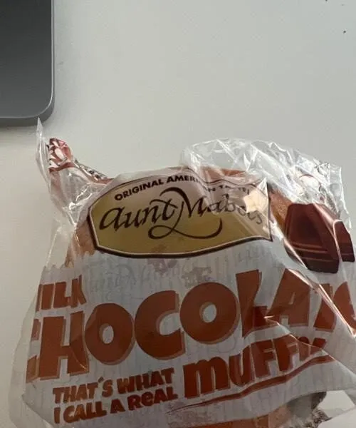 Milk chocolate muffin