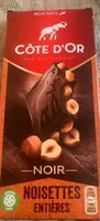 Cote d'or chocolat noir noisette