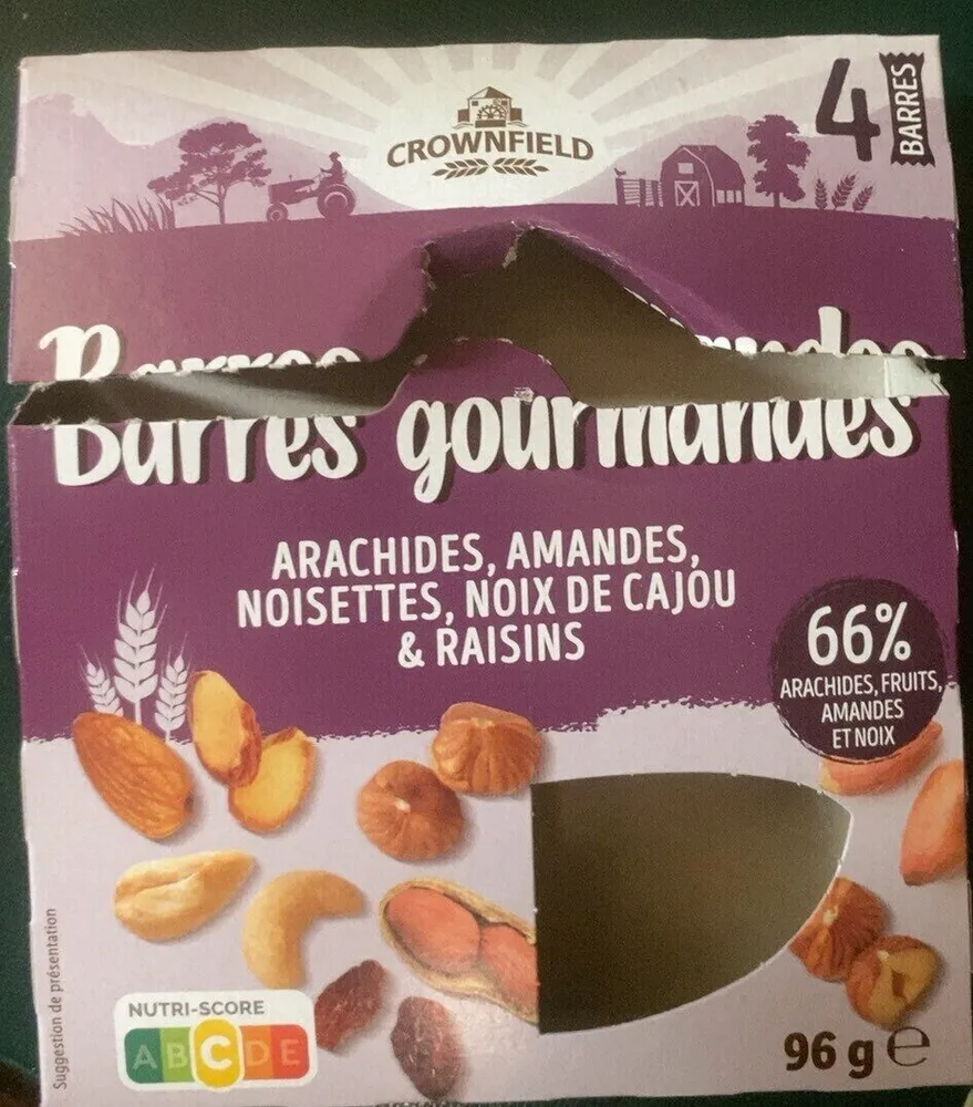 Barre gourmandes