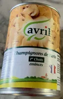 Champignons de Paris émincés