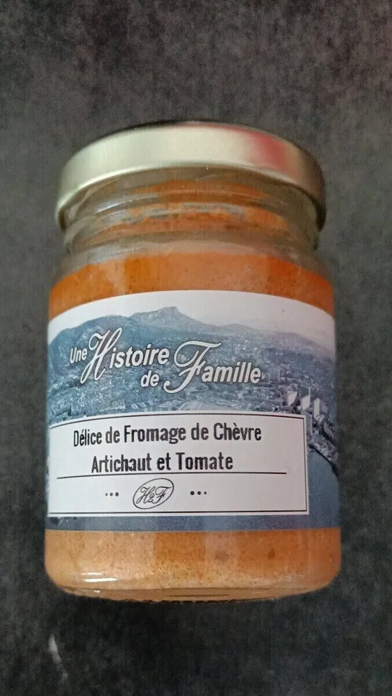 Délice de fromage de chèvre artichaut et romate