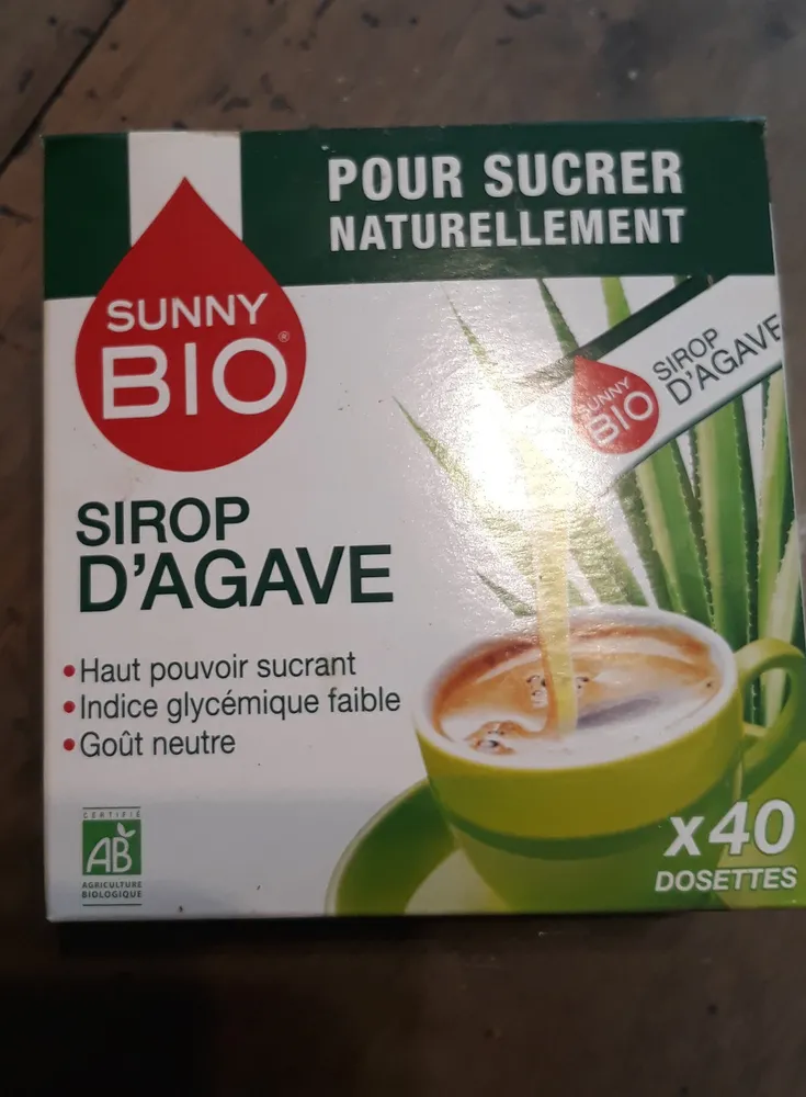 Sirop Agave Bio Dosettes