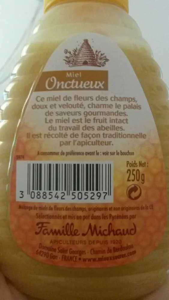 Miel onctueux