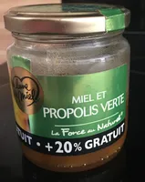 Miel et propolis verre