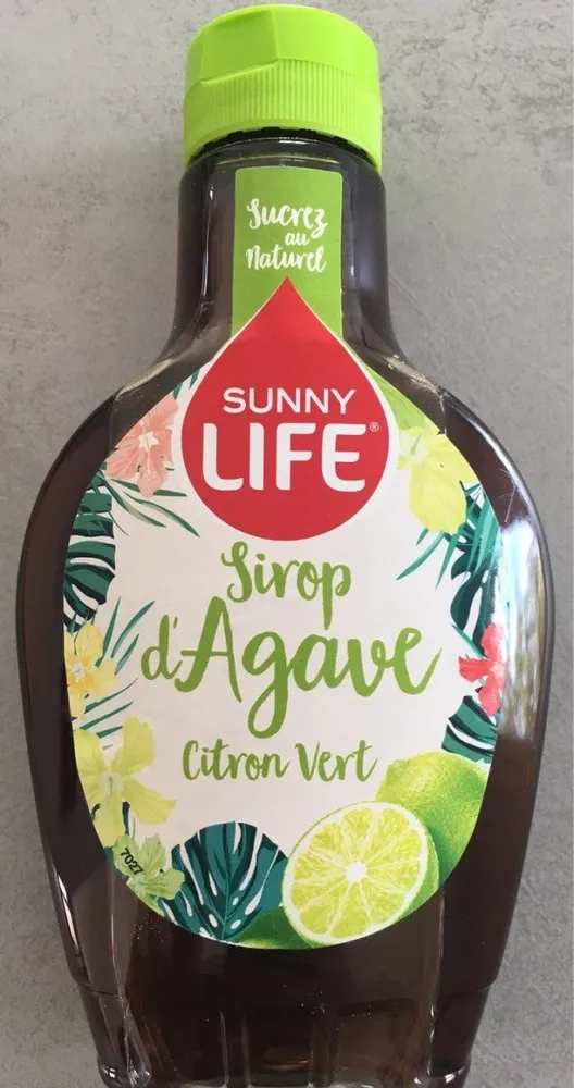 Sirop d'agave citron vert