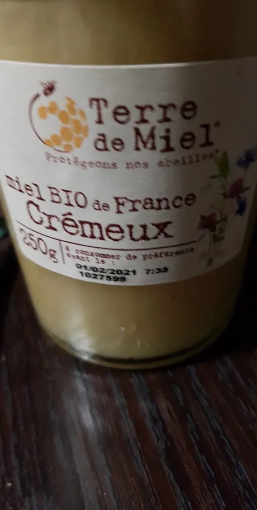 Miel Toute Fleur Crémeux France