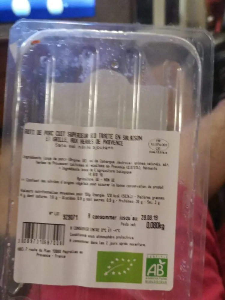 Rôti aux herbes de Provence bio
