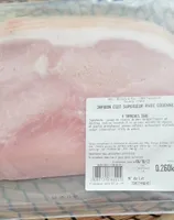 Jambon cuit supérieur avec couenne