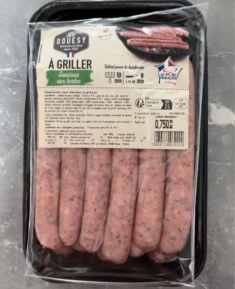Chipolatas aux herbes