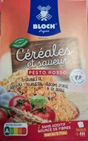 Céréales et saveur pesto rosso