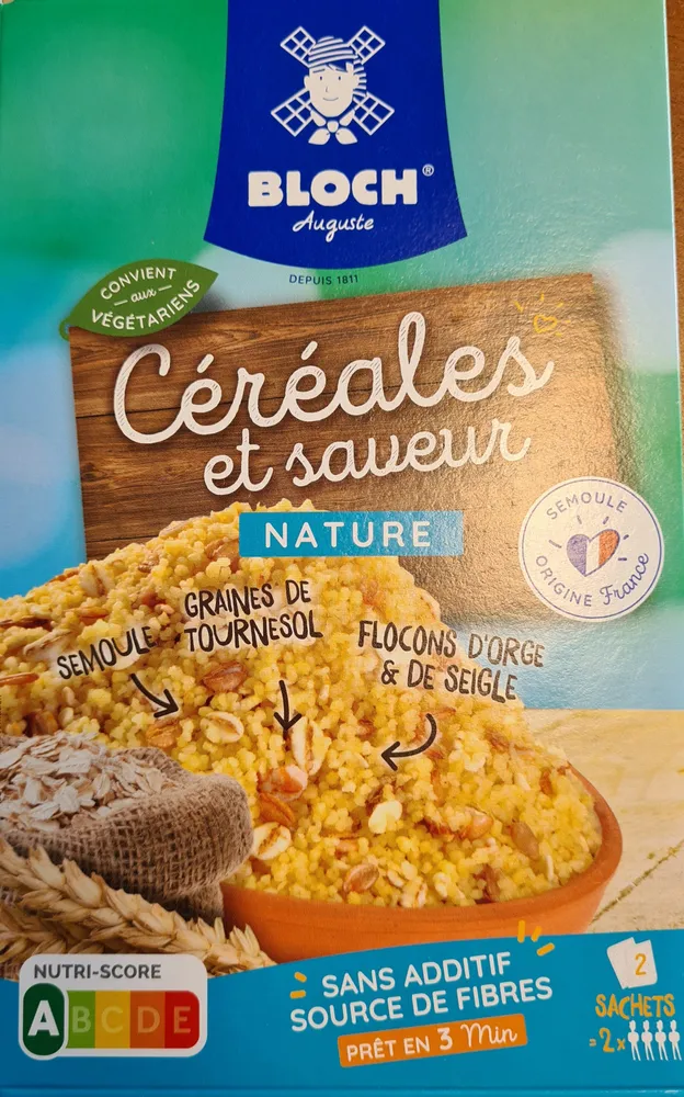 Céréales et saveurs nature - Bloch