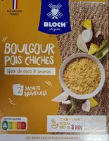 Boulgour & Pois chiches  Noix de Coco et Ananas