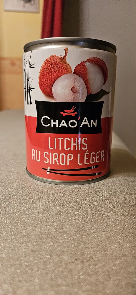 Litchis au sirop léger