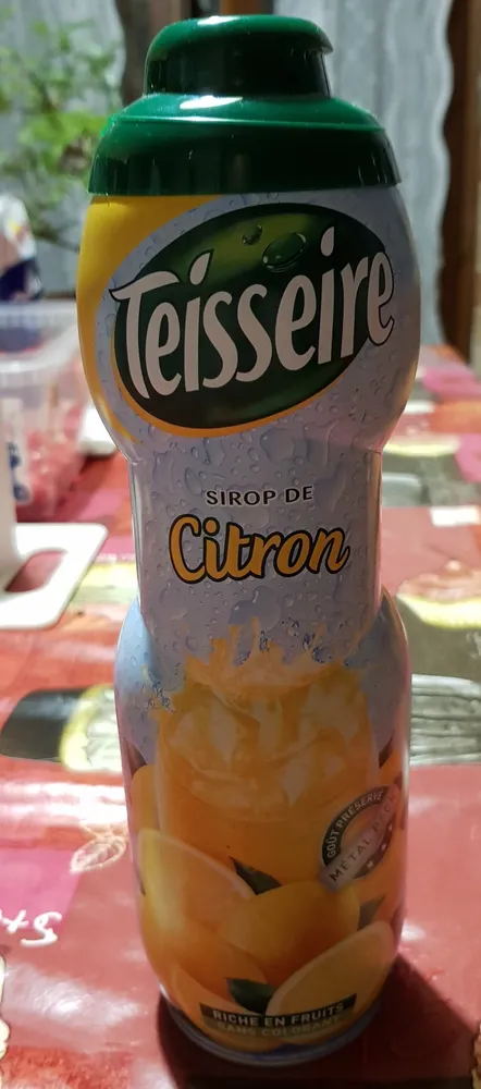 sirop de citron