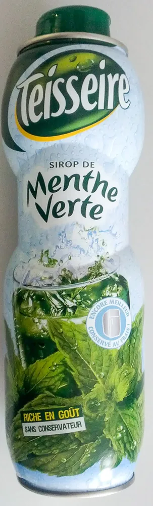 Sirop de Menthe Verte
