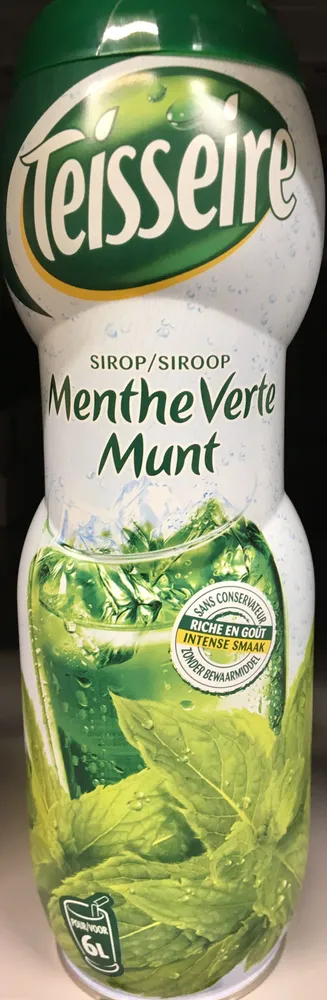 Sirop Menthe Verte