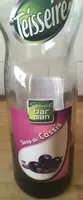 Teisseire Barman Sirup Cassis - Schwarze Johannisbeere