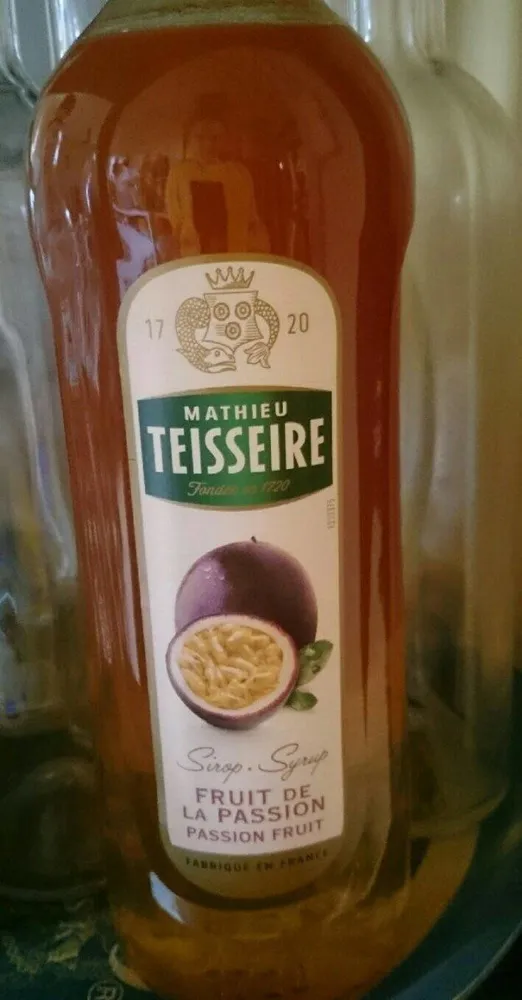 Sirop fruit de la passion