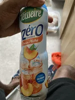 Sirop de pêche zéro sucres