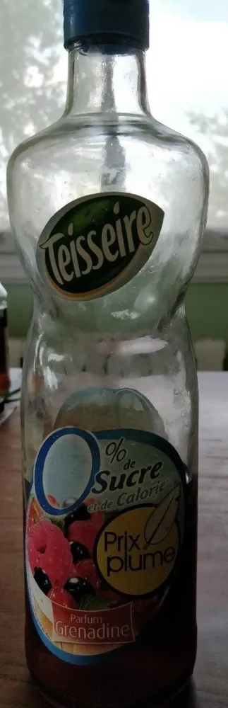 Sirop parfum grenadine