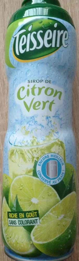 Sirop de citron vert