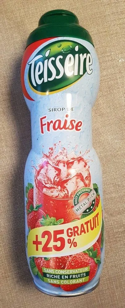Sirop de fraise