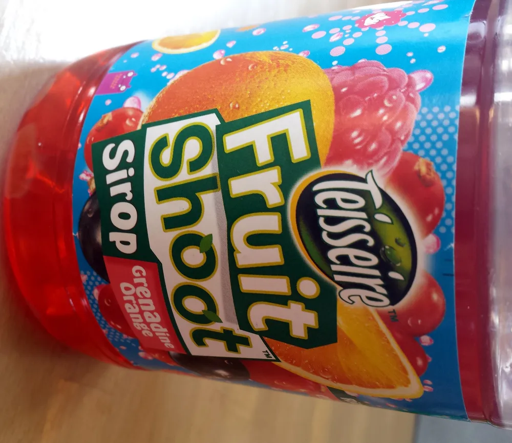 Fruit Shoot Sirop Grenadine Orange Teisseire