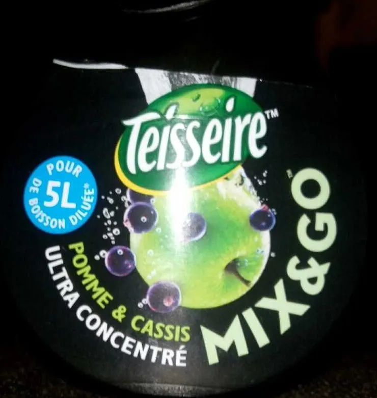 Mix & Go - Sirop et concentré pomme & cassis