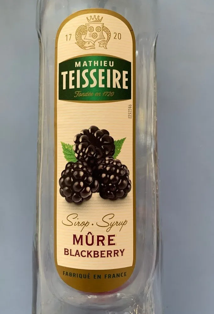 Sirop Mûre Blackberry