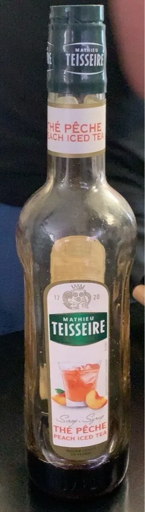 Sirop Thé Pêche