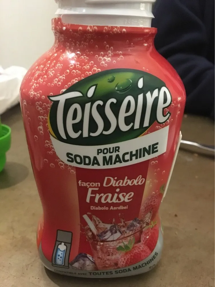 Soda machine facon diabolo fraise