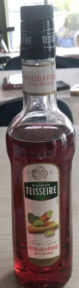 Sirop Rhubarbe