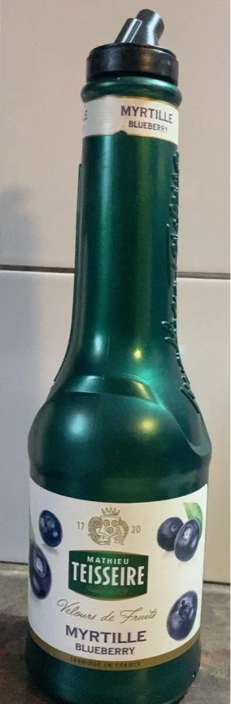 Velour de fruit myrtille