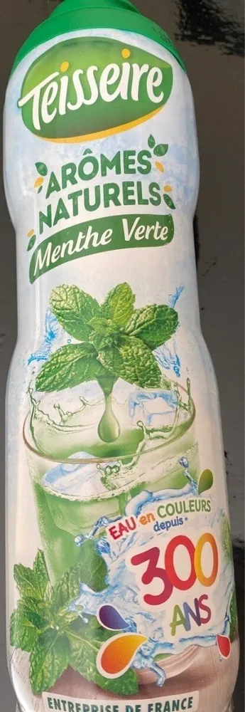 Sirop menthe verte