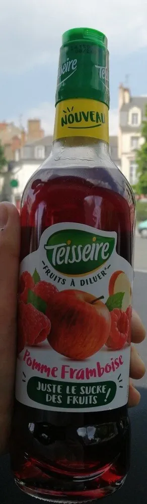Sirop pomme framboise