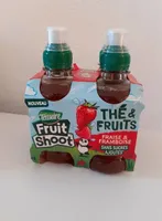Fruit shooté  thé et  fruits frais framboise