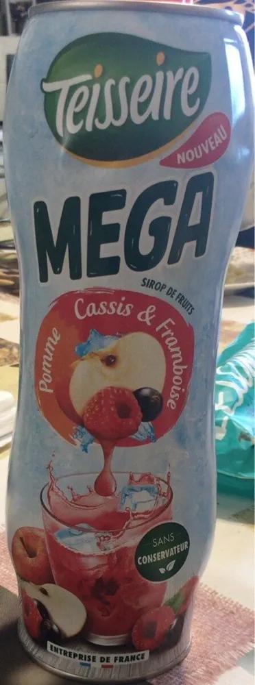 Mega pomme cassis framboise