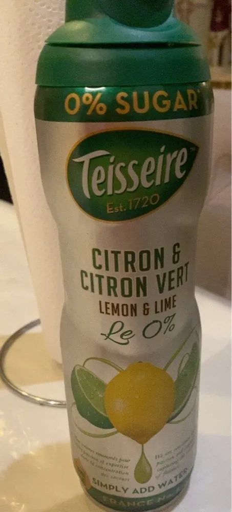 Teisseire citron & citron vert 0%