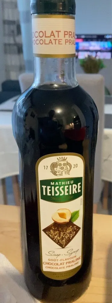 Sirop chocolat praliné